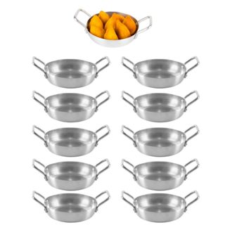 Kit 10 Frigideiras Pergaminho Panelinha Mini Tacho N 12 em Oferta na Shopee