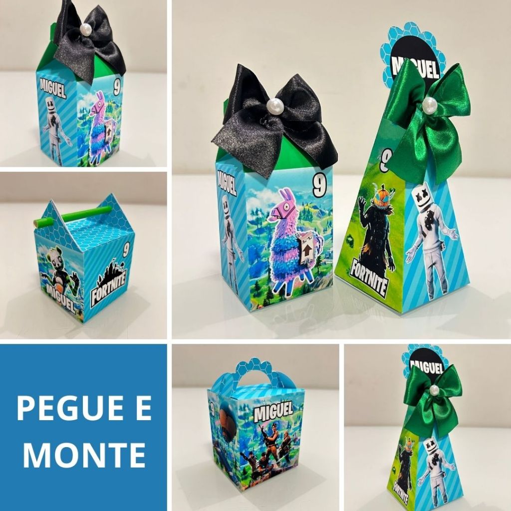 Personalizados Fortnite - Pegue e Monte