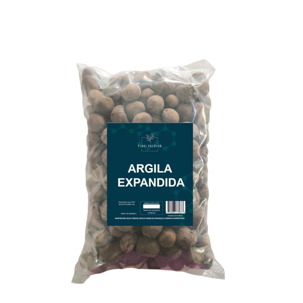 Argila Expandida 1 Litro 🌱 Substrato Natural para Drenagem e Cultivo