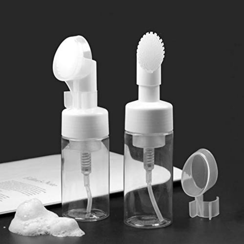 Frasco Pump 100ml Espuma Limpeza Facial Skin Care Silicone Profissional