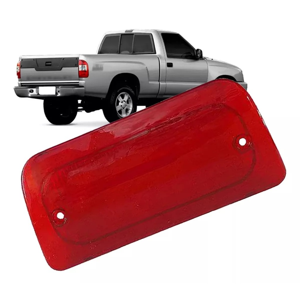 Lente Lanterna Break Light Chevrolet S10 1995 1996 1997 1998 1999 2000 2001 2002 2003 2004 2005 2006 2007 2008 2009 2010 2011