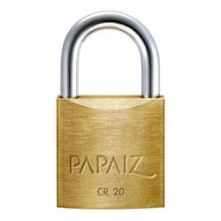 Cadeado Papaiz 20mm Para Portão Mala Armário Com 2 Chaves