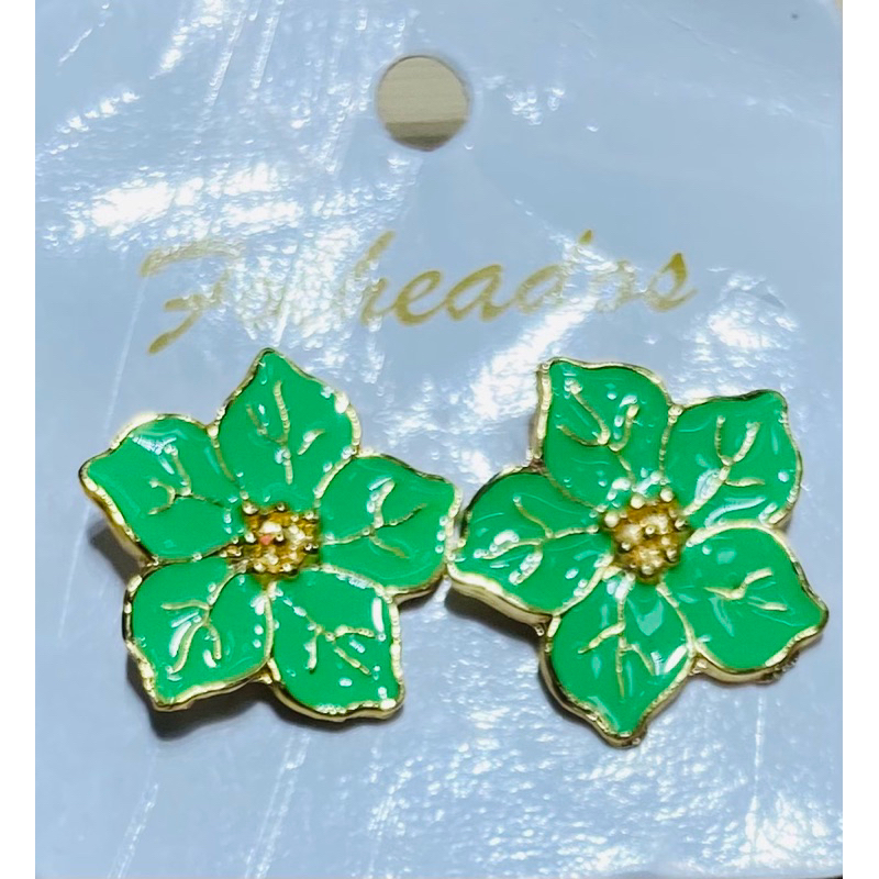 Brincos Esmaltados Folheados em Oferta na Shopee