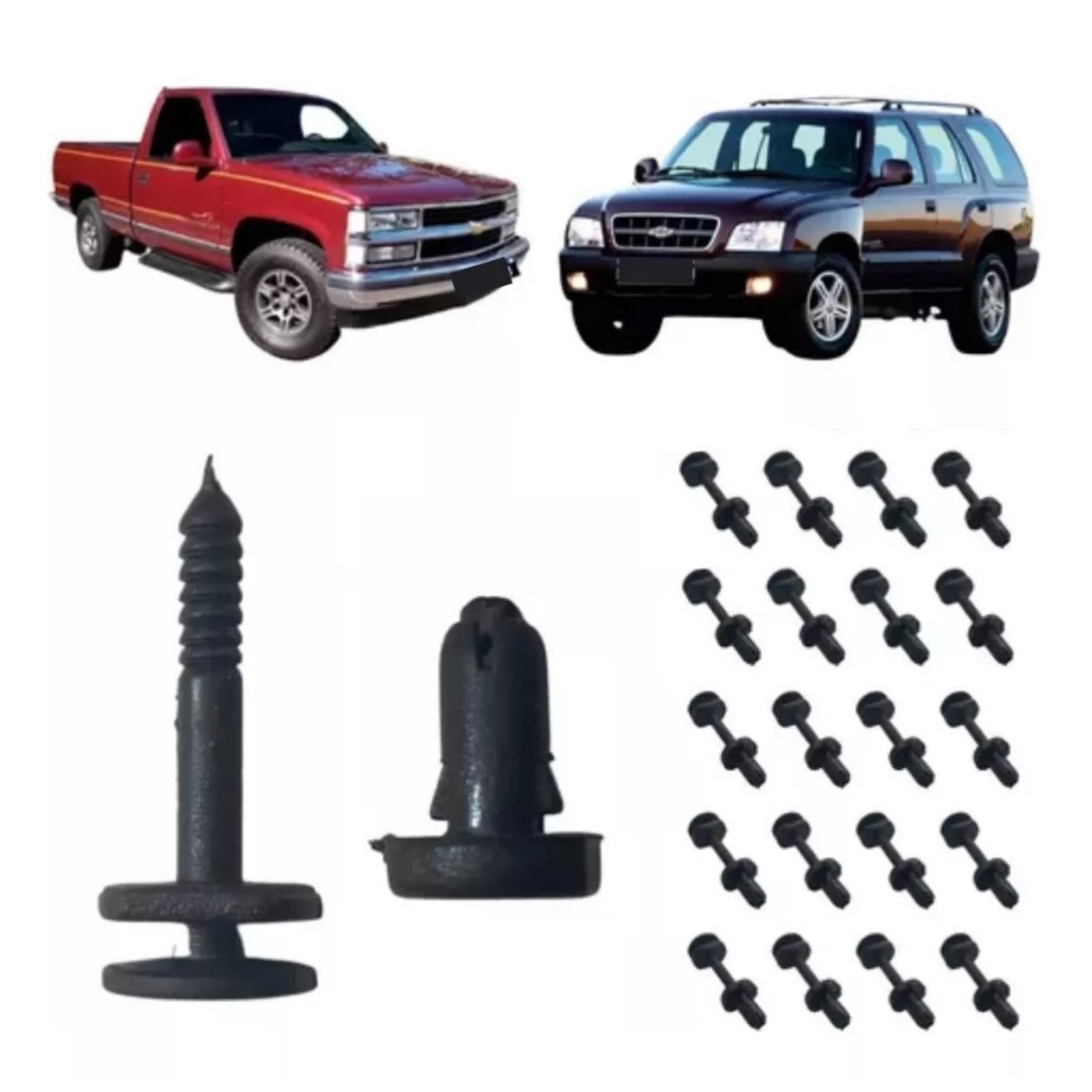 Grampo De Forração Da Porta Blazer Silverado 15960325 6 peças