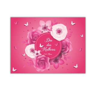 Decoração de Festa Dia das Mulheres Retangular 2,00m x 1,50m Painel 8 Março em Oferta na Shopee
