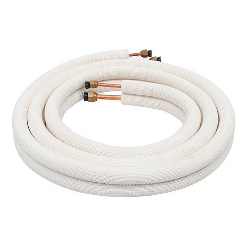 KIT PARA INSTALAÇÃO DE SPLIT DE 12000 À 18.000 MIL BTUS - 4 METROS DE TUBO DE COBRE 1/4 e 1/2  C/ CABO PP 4 X 2.5 MM