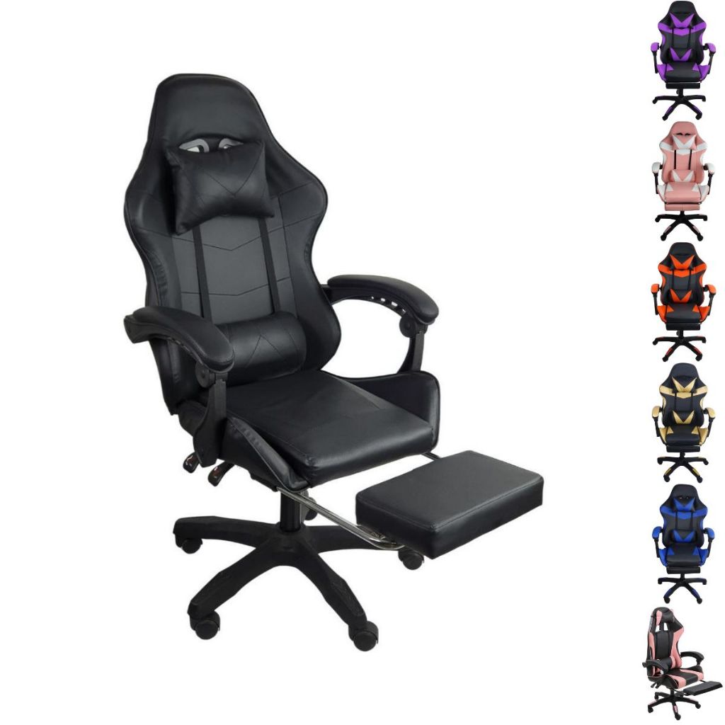 Cadeira Gamer Stillus Ergonômica Com Apoio Para Os Pés