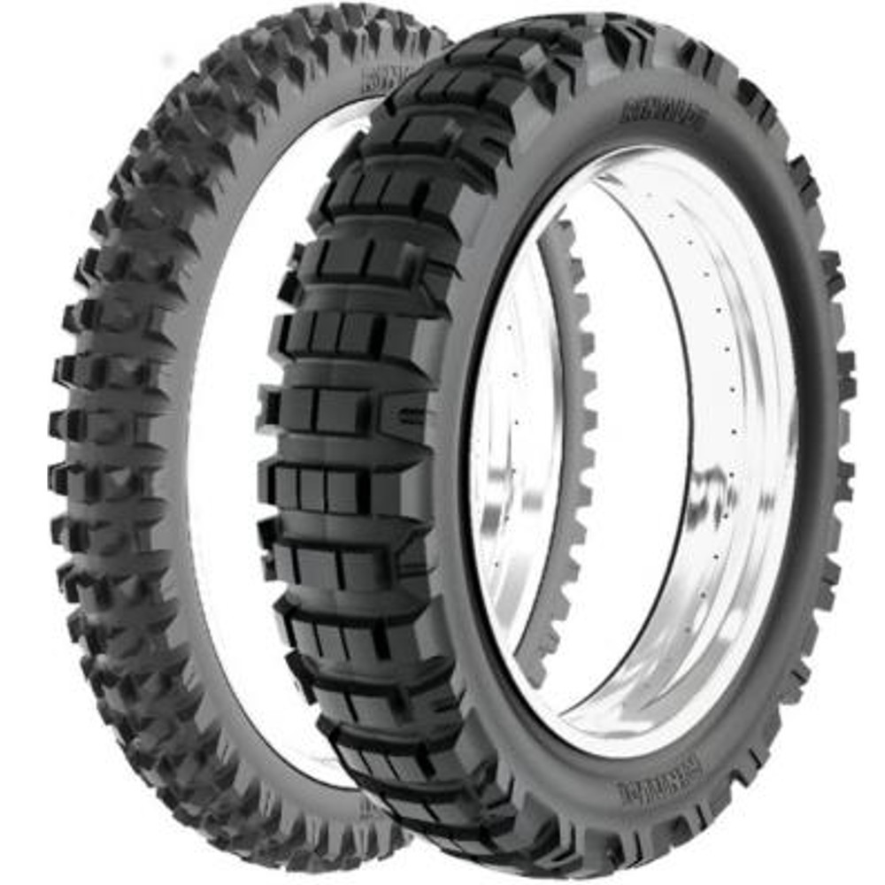 Par Pneu Moto Cross Trilha 140/80-18 + 90/90-21 He42 Rinaldi