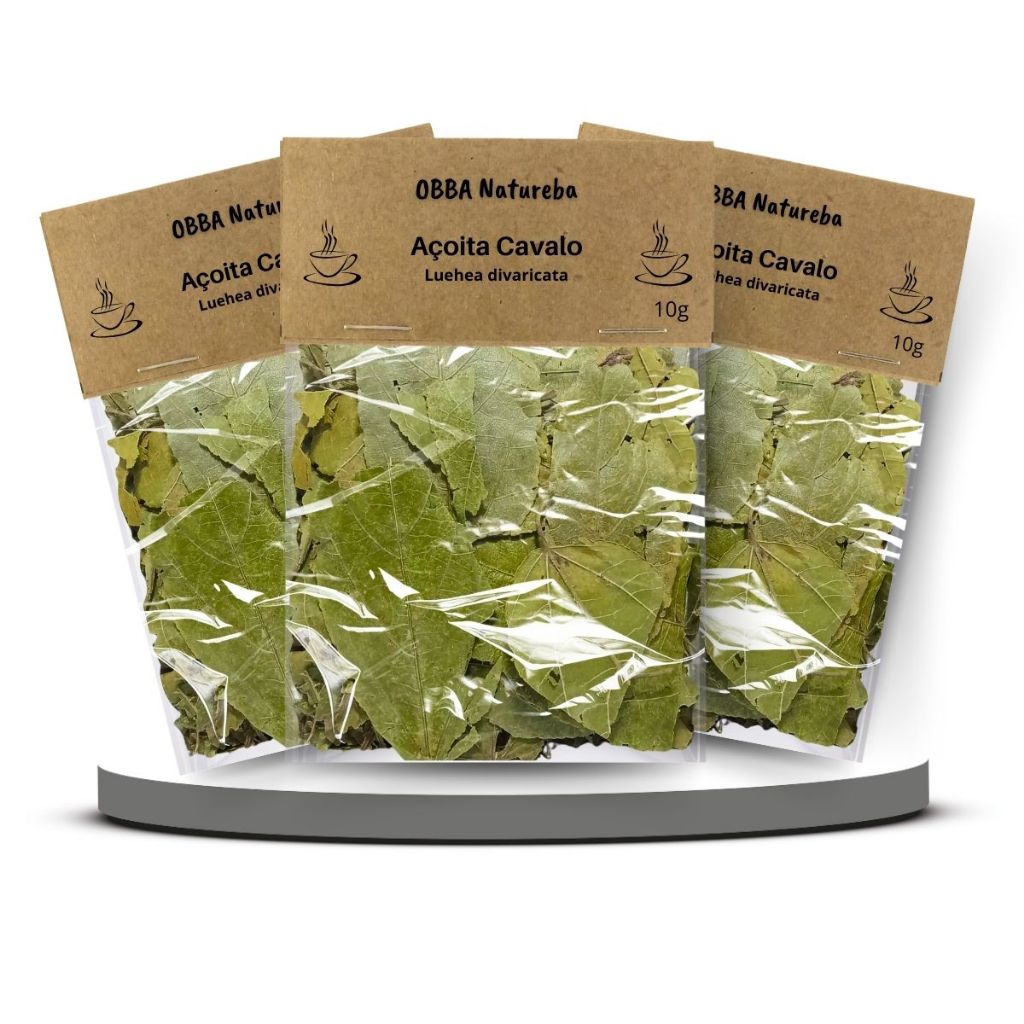 Kit 3 Chá de Açoita Cavalo-Erva Pura de Alta Qualidade
