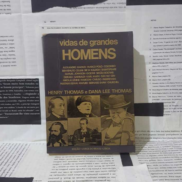Vidas de grandes homens Henry Thomas Dana lee Thomas
