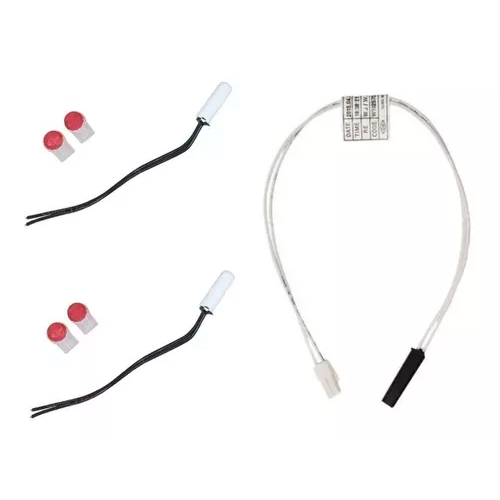 Kit com 2 Sensores de 2,7k W10531315 + Termofusivel W10257566 Originais
