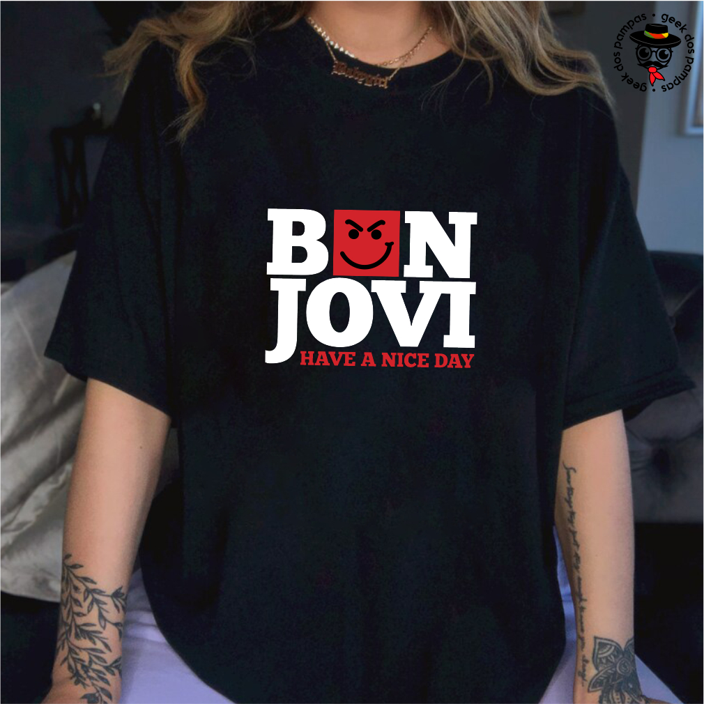 Camiseta Have a Nice Day Bon Jovi Banda de Rock