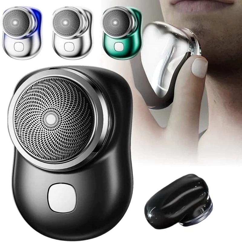 1 Peça Mini Barbeador Elétrico Portátil Para Viagem, Barbeador Elétrico Recarregável Usb Tipo-c Para Homens E Mulheres - Aparador De Cabelo E Barba - Barbeador À Prova D'água De Bolso Para Uso Pessoal