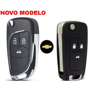 Carcaça Da Chave Canivete Gm Onix Cruze Cobalt Novo Prisma Sonic Spin Chevrolet em Oferta na Shopee