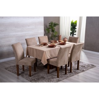 Toalha De Mesa Retangular 6 Lugares 2,20 X 1,40