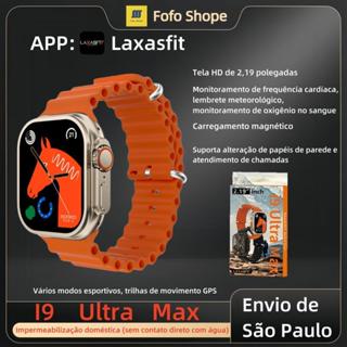 I9 Ultra Max relógio inteligente 2.19 função de detecção de saúde com tela HD