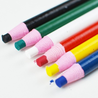 Kit 6 Lápis Marcador de Tecido Giz Alfaiate Marcar Riscar Tecido Patchwork Costura Diversas Cores em Oferta na Shopee