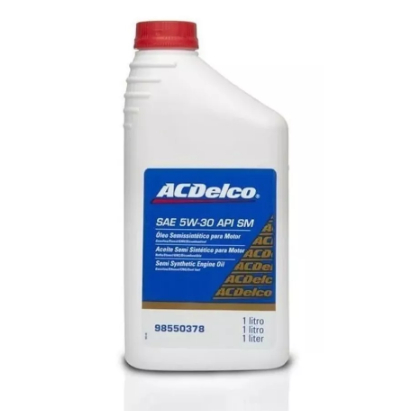 Oleo Motor Ac Delco Sae 5w30 Api Sn Semi Sintetico 98550378