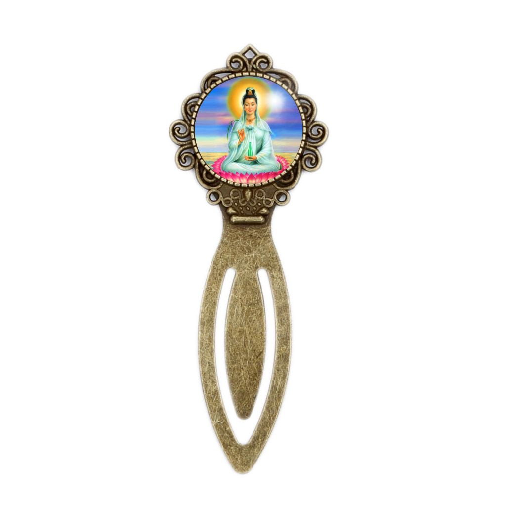 Marca Página Mestre Kuan Yin Bodisatva Quan Yin Grande Fraternidade Branca “Deusa da Misericórdia”