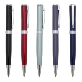 1 Caneta Metal Luxo Esferográfica Executiva Escritório Recarregável Robusta Linha Premium