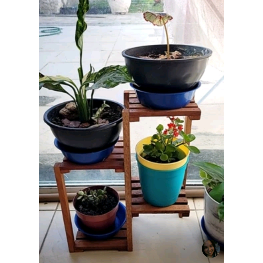 Floreira de madeira suporte para plantas mini estante multiuso vaso de flores suculentas jardim vertical treliça Organiz