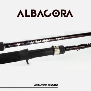 Vara Albacora p/ Carretilha 2 Partes Carbono 50 lbs Albatroz - 2,40m & 2,70m em Oferta na Shopee