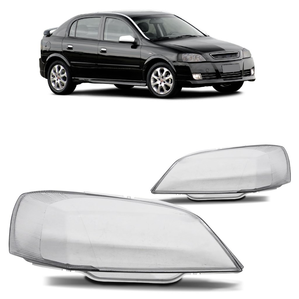 Lente Farol Dianteiro Astra 2003 2004 2005 2006 2007 2008 2009 2010 A 2012 Fumê Lente Lisa Acrílico em Oferta na Shopee