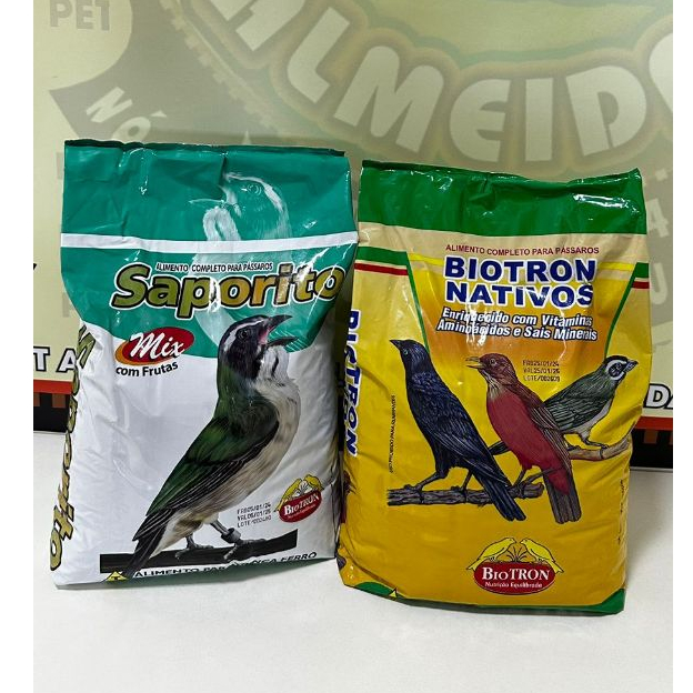 KIT - 1 BIOTRON NATIVOS 5KG + 1 SAPORITO MIX 5KG