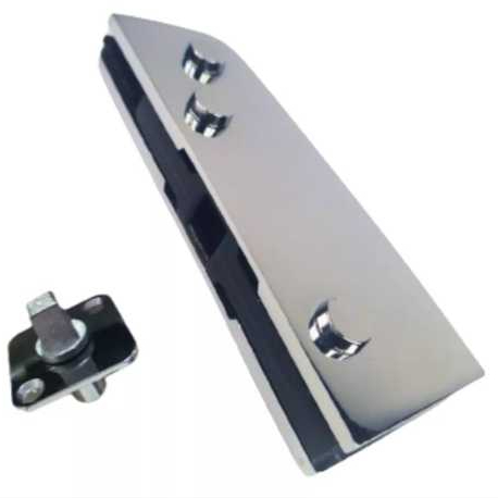 Dobradiça Inferior 1103 + Pivô 1013 para Porta de Vidro Pivotantes