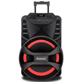 Caixa de Som Amplificada ACA 880 Vegas Amvox Woofer 15" 880W Bluetooth Bivolt Bateria Led em Oferta na Shopee