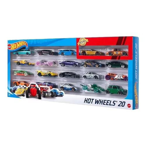 Hot Wheels Pacote Com 20 Carros Sortidos - Mattel H7045