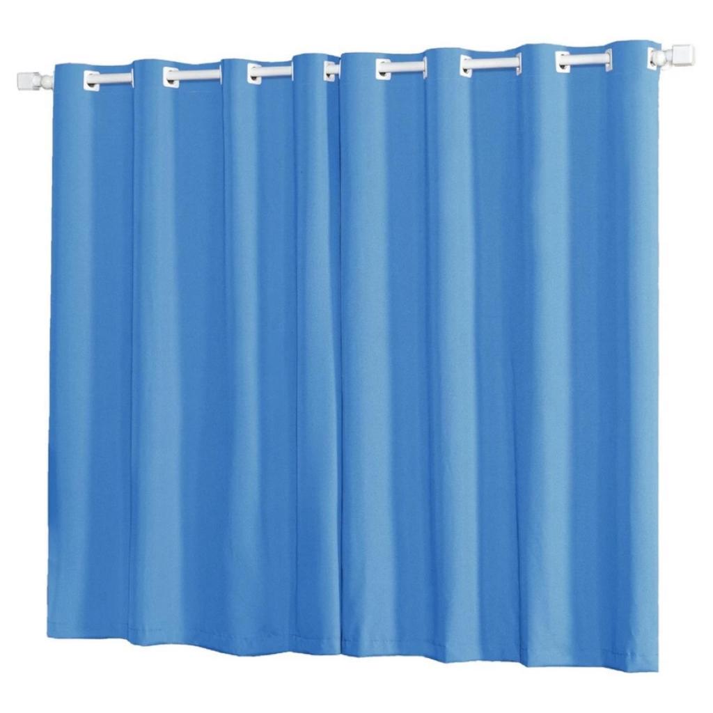 Cortina Roma Decorativa 4,00 x 2,20 Sala ou Quarto Com Ilhós Varão simples em Oferta na Shopee