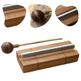 Sino Pin de Mesa para relaxamento ou meditação em Madeira Nobre IPE - Som Harmonizador em Oferta na Shopee