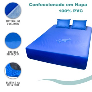 Protetor De Colchão Impermeável Casal Queen Size + 2 Fronhas em Oferta na Shopee