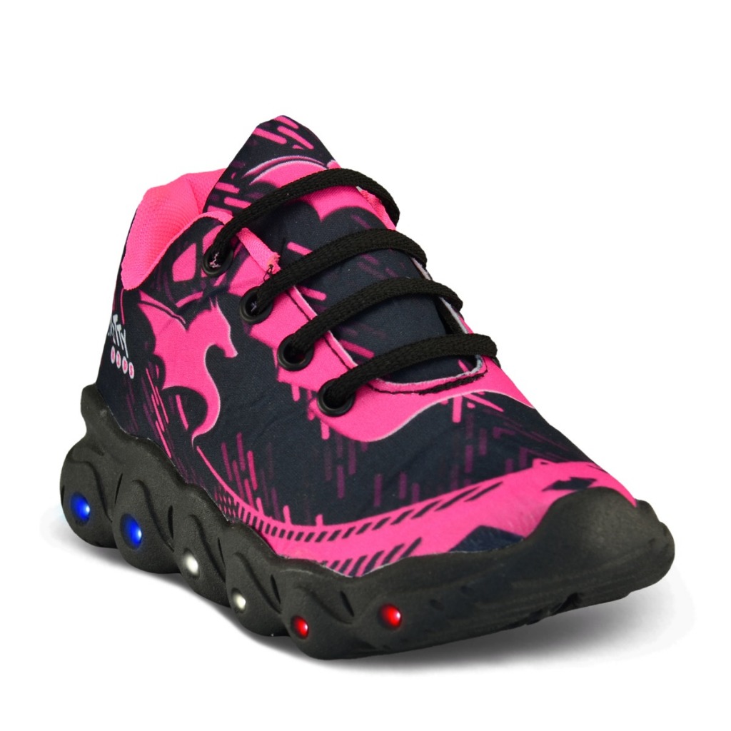 Tênis Infantil De Led Meninas Casual Delicado Lançamento Luzinha