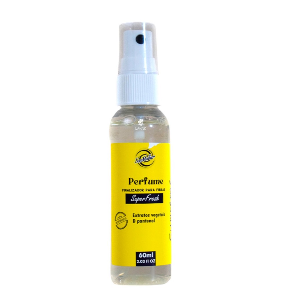Perfume Finalizador Para Cabelos Organicos E Bio Fibra / Vegetal Tranças -  Supreme Ser Mulher 60Ml