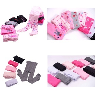 Meia Calça menina menino lisa estampado Grossa Fio 40 Bebê Infantil Juvenil 0 Até 14 Anos Cor aleatória