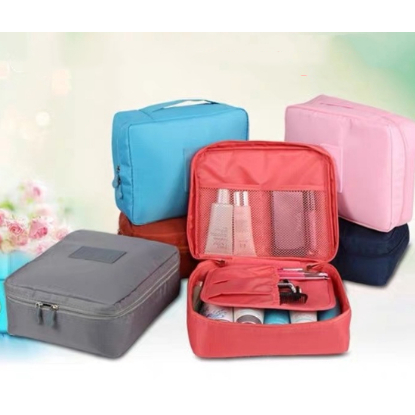 Necessário Bolsa Maquiagem de Cosméticos Impermeável Portátil Multifuncional Viagem Organizador de Mala Higiene Pessoal /Viagem/Viagem de Negócios Portátil Impermeável Diversas Cores