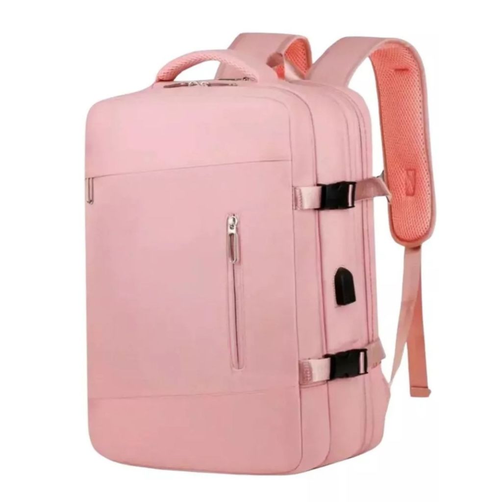 Mochila de viagem impermeável de grande capacidade, unissex, viagem de negócios, viagem curta em Oferta na Shopee