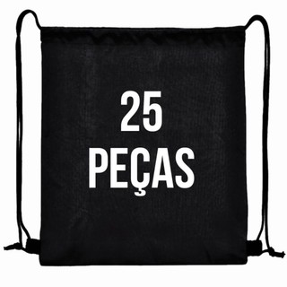 25 Mochilas de Saco Esporte Academia Chuteira Roupas Raquete Atacado Para Personalização