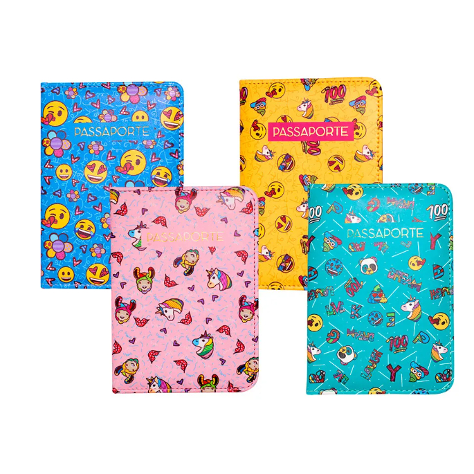 Capa para Passaporte - emoji By Romero Britto