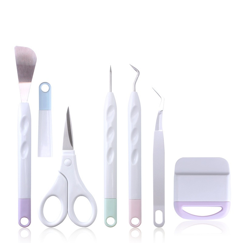 5 Ferramentas Para Cricut, Conjunto Básico Cinza em Oferta na Shopee