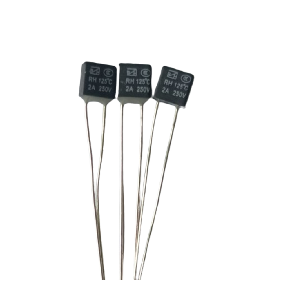 Fusível Térmico P/ Ventilador 125° Graus 2 A 250v 50Pçs