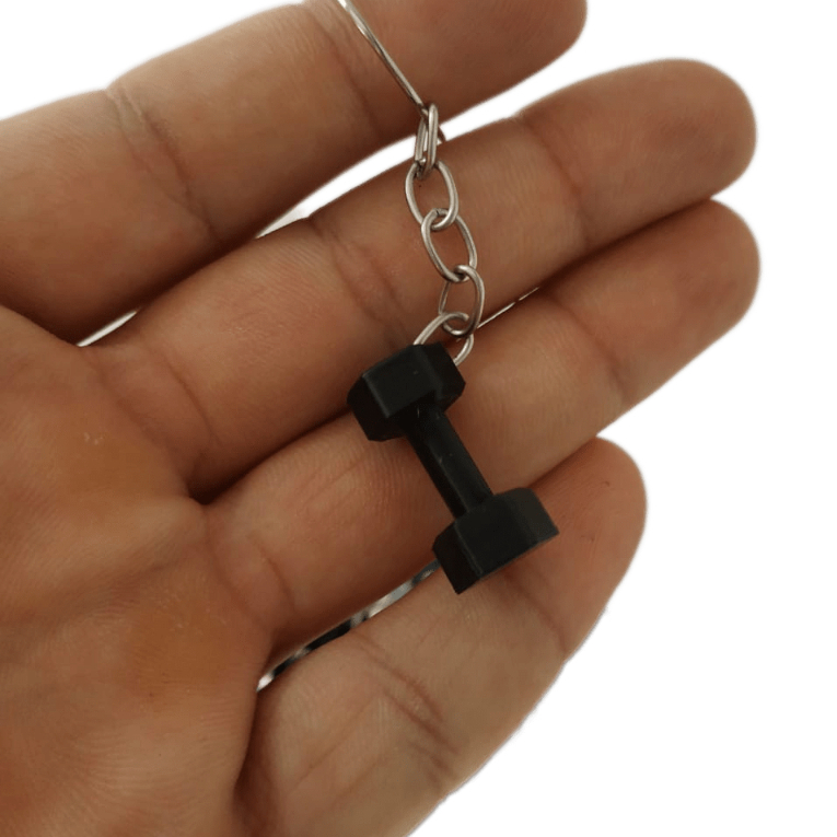 Kit 50 Chaveiros Halter - Dumbbell  - Impressão 3D