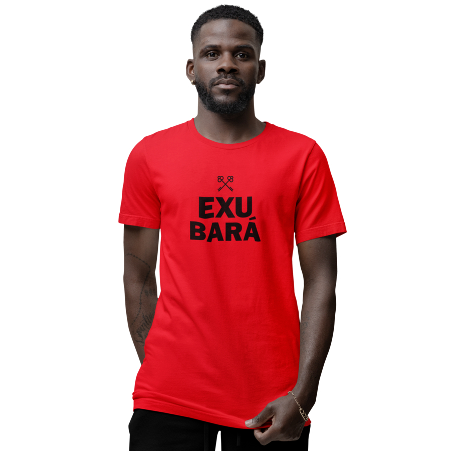Camiseta Bará Orixá Exu Candomblé Umbanda Macumba Axé Entidade