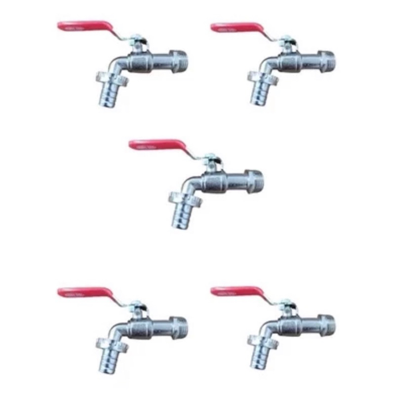 Kit 05 Torneiras Esfera 1/2” p/ jardim - Profield