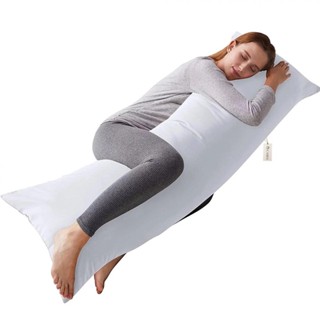 Xuxão Travesseiro de Corpo Antialérgico + Fronha Lavável Com Zíper - Refil + Capa