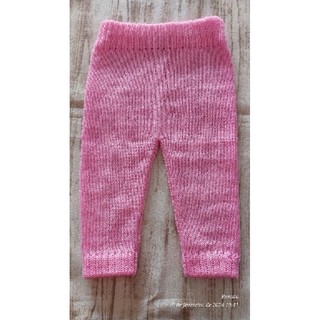 CALÇA PARA RN A 2 MESES, TRABALHO ARTESANAL, TRICÔ À MÁQUINA
