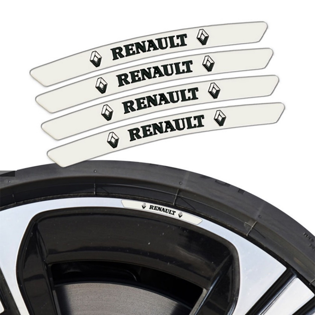 Emblema do Aro dos pneus Compativel com Renault Kwid Sandero Duster Logan Captur Clio Oroch Fluence