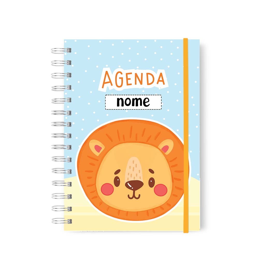 Agenda Infantil Creche Menino Personalizada Com Nome Da Criança Capa dura elástico em Oferta na Shopee